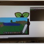 Minecraft Pi Edition unter Raspbian ausgeführt.